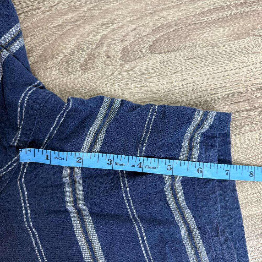 Katin Blue Stripe Cotton Linen Drawstring Short Mens Medium - Picture 5 of 6